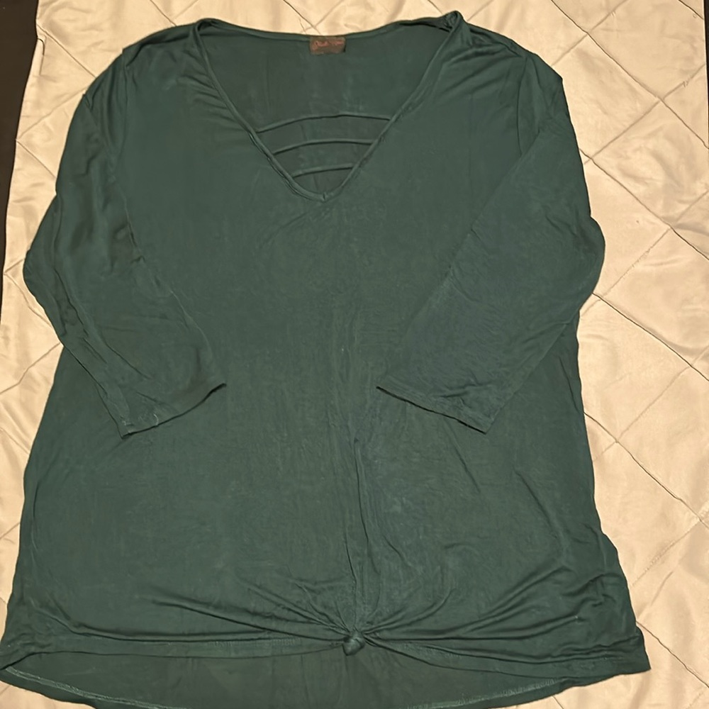 Sheila rose pine green top
